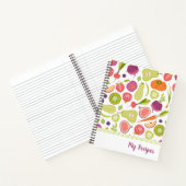 Leeg recepten kookboek om in te schrijven notitieboek (Binnen)