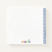 Leeg receptenboek met uw afbeelding notitieboek (Achterkant)