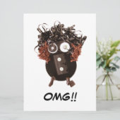 Leeg Schattig Cool Grappig OMG Analoge Media (Staand voorkant)