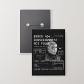 Leeg - Techno-Brutalist Streetwear Design Button (Voorkant / Achterkant)