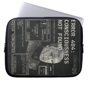 Leeg - Techno-Brutalist Streetwear Design Laptop Sleeve