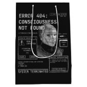 Leeg - Techno-Brutalist Streetwear Design Medium Cadeauzakje (Achterkant)