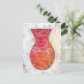 Leeg vaatje - Flower Vase Briefkaart (Staand voorkant)