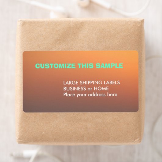 Leeg verzendlabel (Insitu)