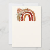 Leeg voeg je eigen afbeelding toe Terracotta Boho  Kaart (Voorkant)