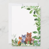 Leeg Voeg je eigen bosdier bosvrienden toe Kaart (Voorkant)