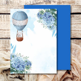 Leeg Voeg Je Eigen Olifant Heet Lucht Ballon Toe Kaart