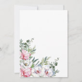 Leeg voeg uw eigen bericht toe magnolia blush wit kaart (Voorkant)