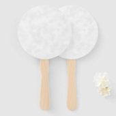 Leeg voor u om aan te passen - handwaaier (Voorkant en achterkant)