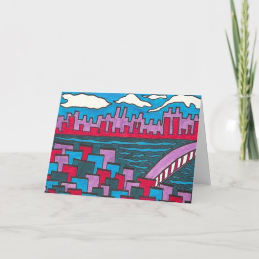 Leeg Wenskaart A4 Kaart (Voorkant)