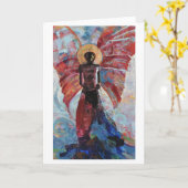 Leeg Wenskaart "hoe lang? " Kaart (Gele Bloem)