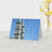 Leeg Wenskaart Kaart (Gele Bloem)