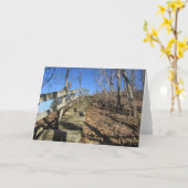 Leeg Wenskaart Kaart (Gele Bloem)