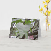 Leeg Wenskaart Kaart (Gele Bloem)