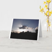 Leeg Wenskaart Kaart (Gele Bloem)