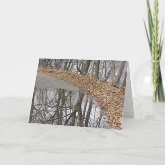 Leeg Wenskaart Kaart (Voorkant)