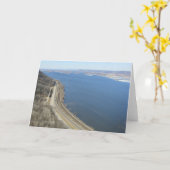 Leeg Wenskaart Kaart (Gele Bloem)