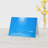 Leeg Wenskaart Kaart (Gele Bloem)