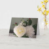 Leeg Wenskaart Kaart (Gele Bloem)