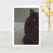 Leeg Wenskaart Kaart (Gele Bloem)