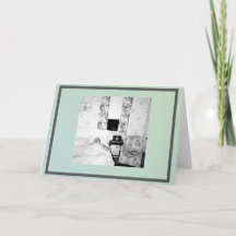 Leeg Wenskaart met grappige foto.