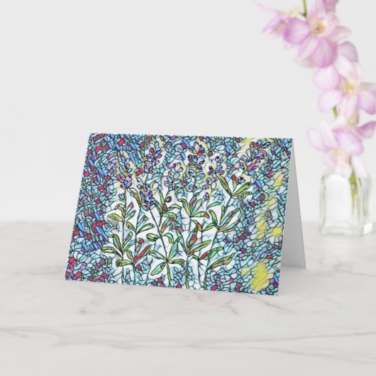 Leeg Wenskaart - SG Lavender Kaart (Orchidee)