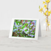 Leeg Wenskaart "Spring Blossom" Kaart (Gele Bloem)