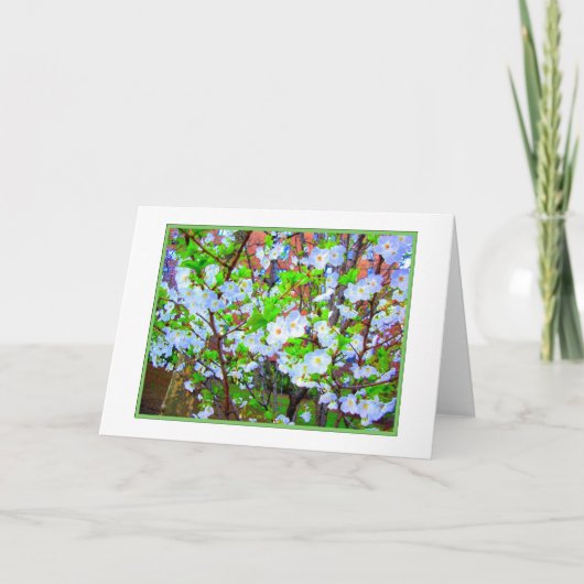 Leeg Wenskaart "Spring Blossom" Kaart (Voorkant)