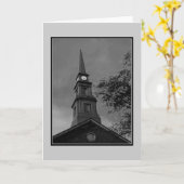 Leeg Wenskaart van de "Towerklok" Kaart (Gele Bloem)