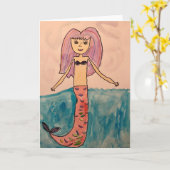 Leeg wenskaart voor elke gelegenheid kaart (Gele Bloem)