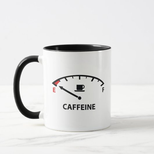Leeglopend : Caffeïne Koffiemok Mok (Links)