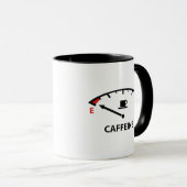 Leeglopend : Caffeïne Koffiemok Mok (Voorkant rechts)