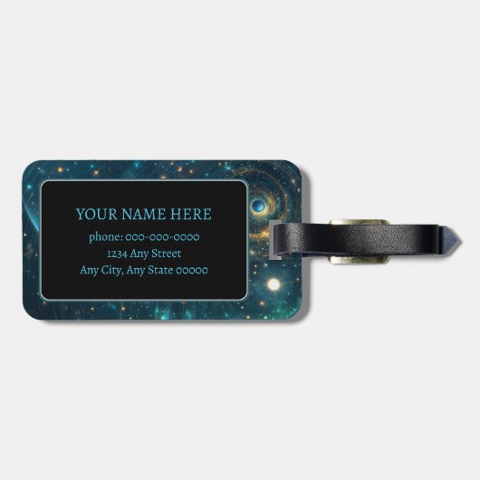 Leegte Eclips Bagagelabel (Achterkant horizontaal)