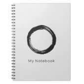 Leegte en vat notitieboek (Voorkant)