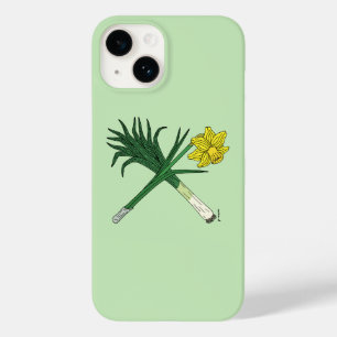 Leek en Daffodil Crossed Case-Mate iPhone 14 Hoesje