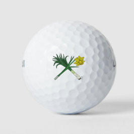 Leek en Daffodil Crossed Golfballen