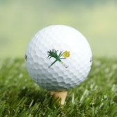 Leek en Daffodil Crossed Golfballen (Insitu Shirt)