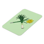 Leek en Daffodil Crossed Magneet (Linkerzijde)
