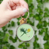 Leek en Daffodil Crossed Sleutelhanger (Hand)