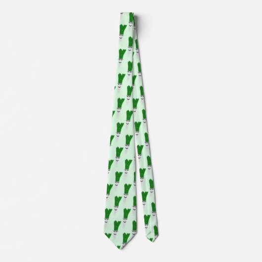 Leek Groenteontwerp Stropdas (Voorkant)