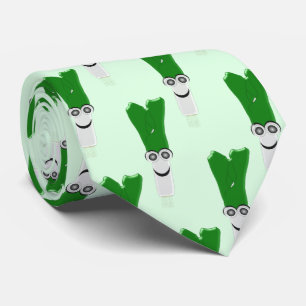 Leek Groenteontwerp Stropdas