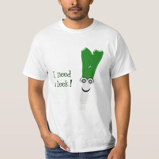 Leek Humoriseerd T-shirt (Voorkant)