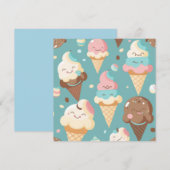 Leek lekkere ijsjes kaart (Voorkant / Achterkant)