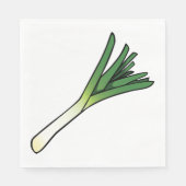 Leek Vegetable Servet (Voorkant)