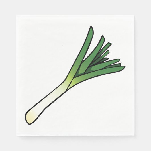 Leek Vegetable Servet (Voorkant)