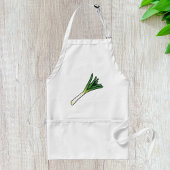 Leek Vegetable Standaard Schort