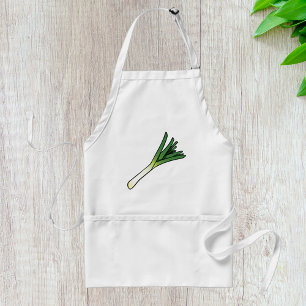 Leek Vegetable Standaard Schort