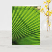 Leekpatroon van reuzenpalm kaart (Gele Bloem)