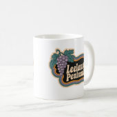 Leelanau 70s Retro Michigan Koffie Mok (Voorkant rechts)