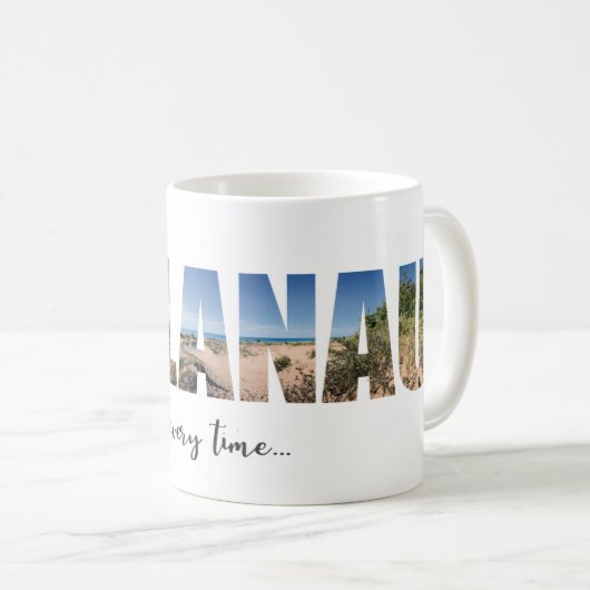 Leelanau Beach Art Fotografie Mok (Voorkant rechts)